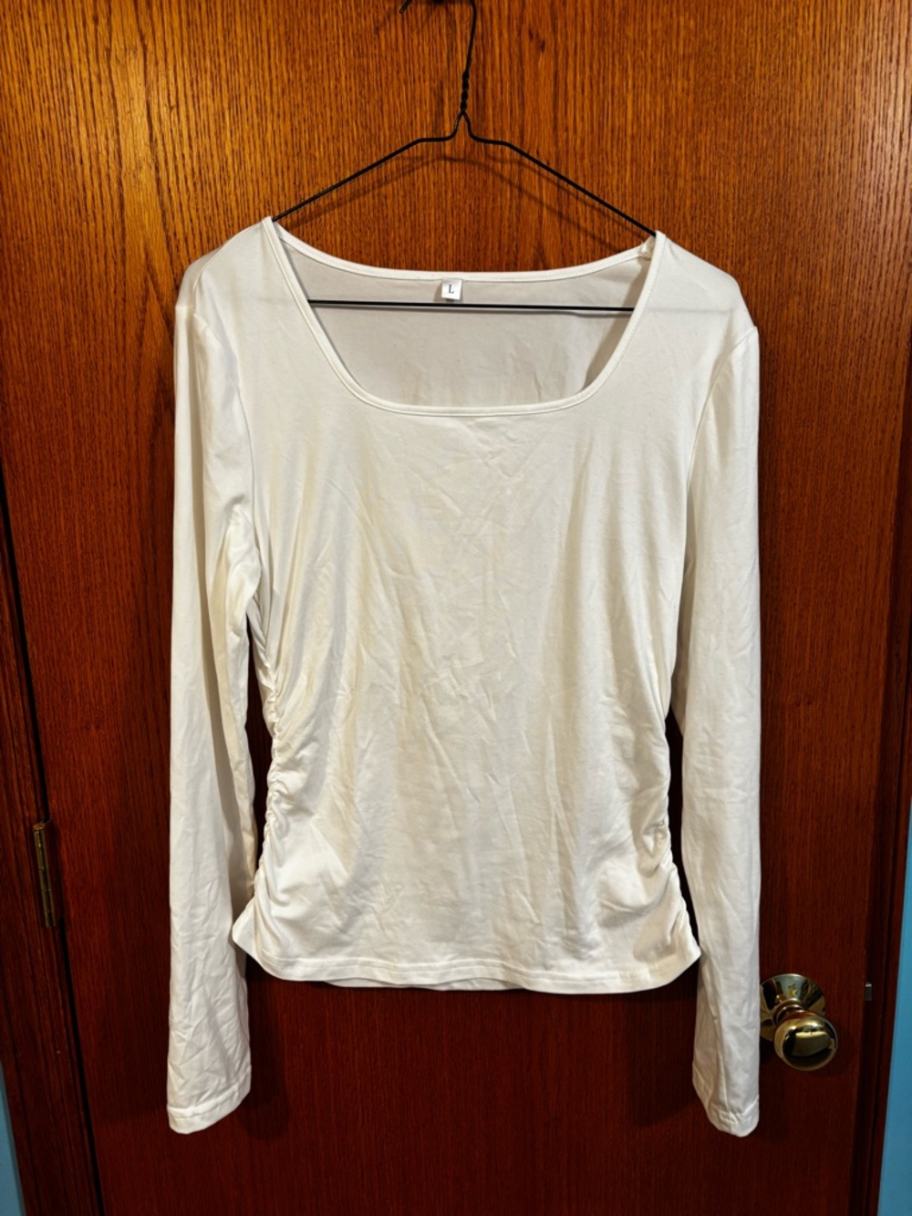Women’s Long-Sleeve Top - White